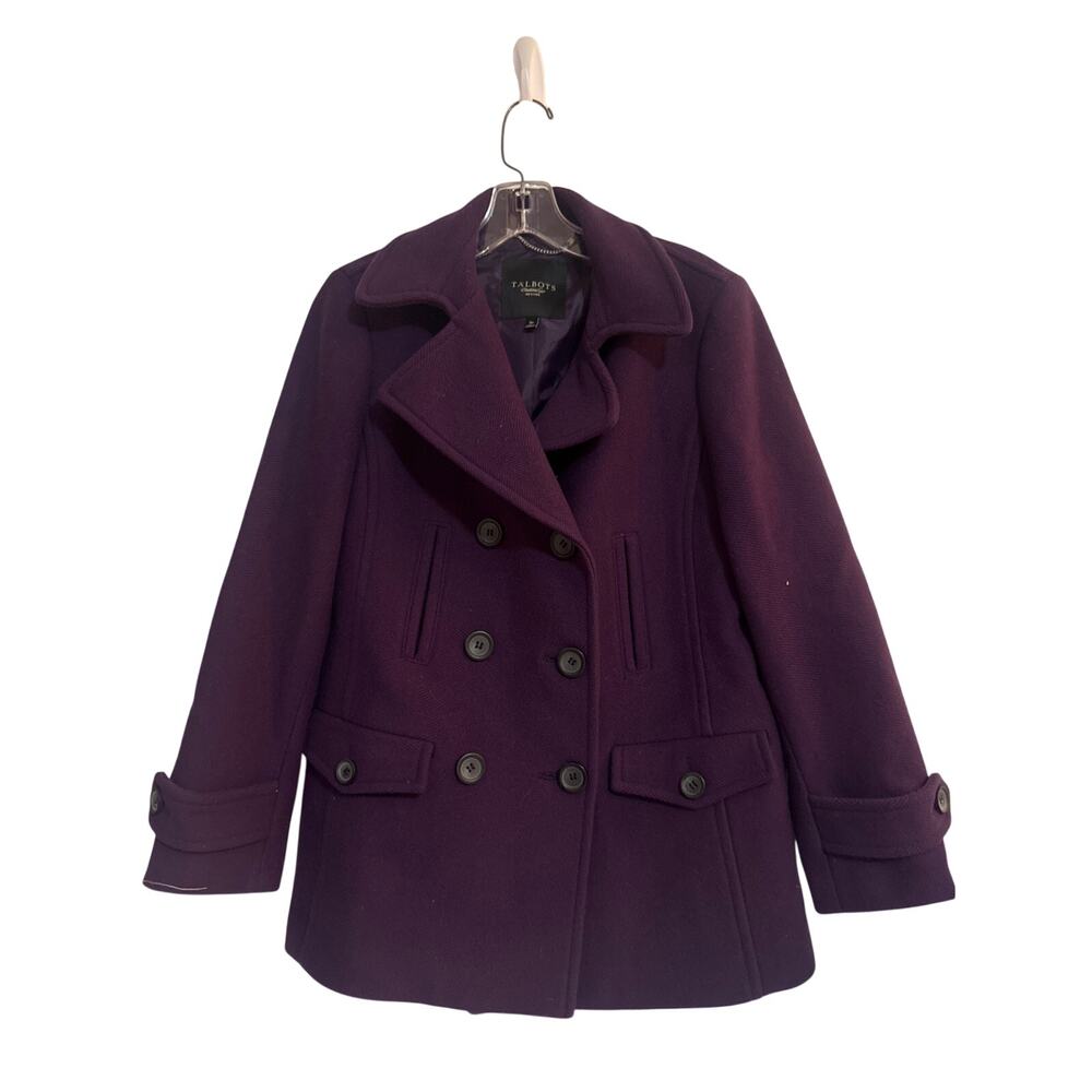 Talbots Purple Peacoat Women's Size 6P